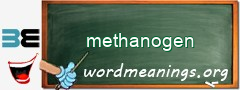 WordMeaning blackboard for methanogen